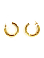 Load image into Gallery viewer, Amelia Anti Tarnish 18K Gold Plated Hoops