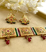 Load image into Gallery viewer, Allure Adorned Multicolour Choker Necklace Set