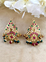 Load image into Gallery viewer, Allure Adorned Multicolour Choker Necklace Set