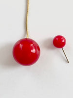 Load image into Gallery viewer, Cherry Drop Dangler Earrings