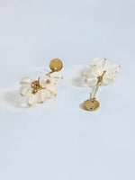 Load image into Gallery viewer, Emma Golden N Crystal Cluster Earrings
