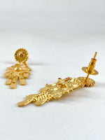 Load image into Gallery viewer, Flower Vibe Gold Replica Necklace Set