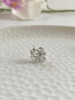 Load image into Gallery viewer, Four Corners Solitaires Diamond Stud Earrings