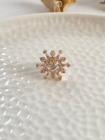 Load image into Gallery viewer, Golden Galaxy Star Diamond Earrings