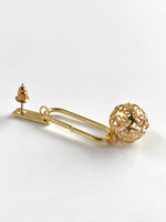 Load image into Gallery viewer, Golden See Through Drop Earrings