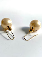 Load image into Gallery viewer, Grace Big Pearl Hook Earrings