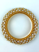 Load image into Gallery viewer, I'm All Shiny Diamond & Pearl Bangle Set