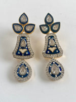 Load image into Gallery viewer, Leafy Affair Blue Necklace Set