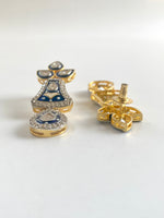 Load image into Gallery viewer, Leafy Affair Blue Necklace Set