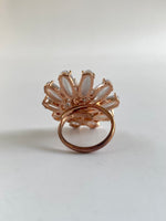 Load image into Gallery viewer, Life In Grey Rose Free Size Diamond Ring