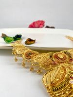 Load image into Gallery viewer, Mahurat Gold Necklace Set