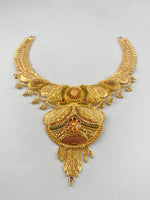 Load image into Gallery viewer, Mahurat Gold Necklace Set