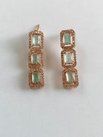 Load image into Gallery viewer, Mint Rose Diamond Necklace Set