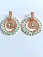 Load image into Gallery viewer, Minty Girlfriend Diamond Earrings