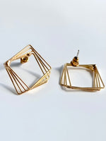Load image into Gallery viewer, Multiple Triangle Overlap Earrings