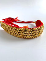 Load image into Gallery viewer, Pearl of Gold Small Choker Set