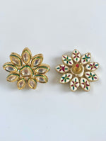 Load image into Gallery viewer, Petals Of All Time Kundan Earrings