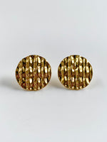 Load image into Gallery viewer, Round Wavy Shining Sun Earrings