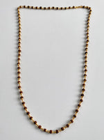 Load image into Gallery viewer, Rudraksha Mala Gold Chain