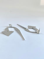 Load image into Gallery viewer, Silver Take Me To The Party Earrings