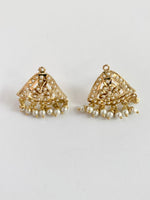 Load image into Gallery viewer, Timeless Tassel Treasures Gold & Pearl Choker Necklace Set