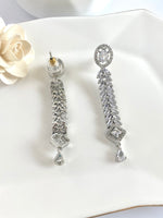 Load image into Gallery viewer, White Fish Diamond Earrings