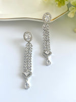 Load image into Gallery viewer, White Fish Diamond Earrings