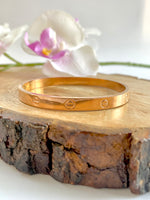 Load image into Gallery viewer, Chanel Logo Design Rose Gold Gloss Finish Bracelet