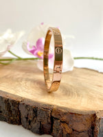 Load image into Gallery viewer, Chanel Logo Design Rose Gold Gloss Finish Bracelet