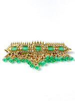 Load image into Gallery viewer, Cover Of Mint Kundan Choker Set!