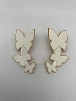 Load image into Gallery viewer, Gorgeous Three Butterfly Earrings