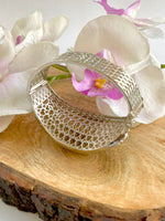 Load image into Gallery viewer, Shoot My Diamond White Bangle Bracelet