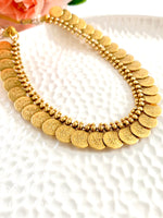 Load image into Gallery viewer, Maa Laxmi Gold Ginni Necklace Set
