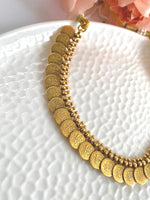 Load image into Gallery viewer, Maa Laxmi Gold Ginni Necklace Set