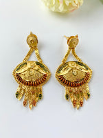 Load image into Gallery viewer, Miss Kanpur Gold Replica Necklace Set