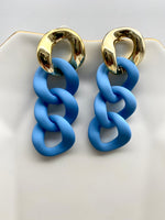 Load image into Gallery viewer, Splendid Matte Finish Four Loop Earrings