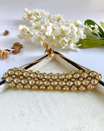 Load image into Gallery viewer, That’s My Wife Kundan Golden Green Choker Necklace Set