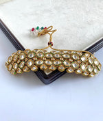Load image into Gallery viewer, That’s My Wife Kundan Golden Green Choker Necklace Set