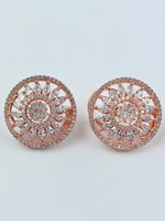 Load image into Gallery viewer, The Rosee White Diamond Chakra Earrings
