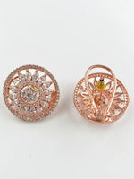 Load image into Gallery viewer, The Rosee White Diamond Chakra Earrings