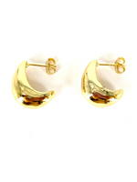 Load image into Gallery viewer, Evelyn Anti Tarnish 18K Gold Plated Hoops
