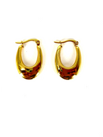 Load image into Gallery viewer, Emma Anti Tarnish 18K Gold Plated Hoops
