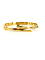 Load image into Gallery viewer, Studded Nail Anti Tarnish 18K Gold Plated Bracelet
