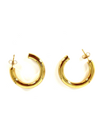 Load image into Gallery viewer, Amelia Anti Tarnish 18K Gold Plated Hoops
