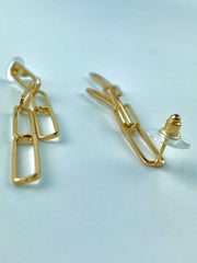 All Rectangled Up Long Earrings