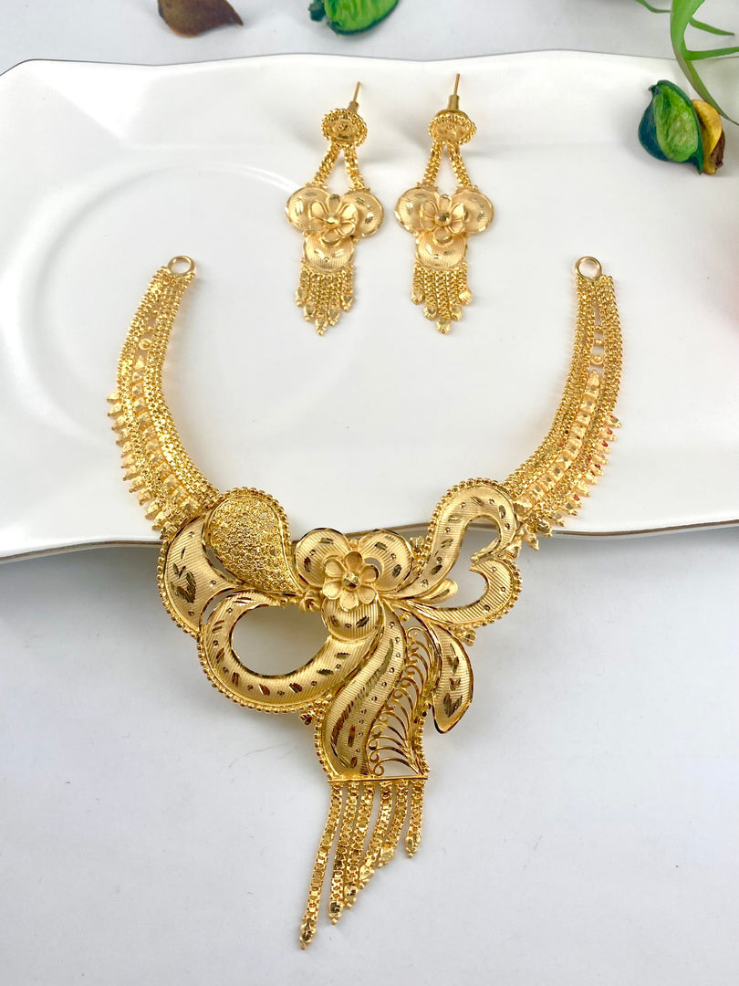 Bandhan Gold Replica Necklace Set