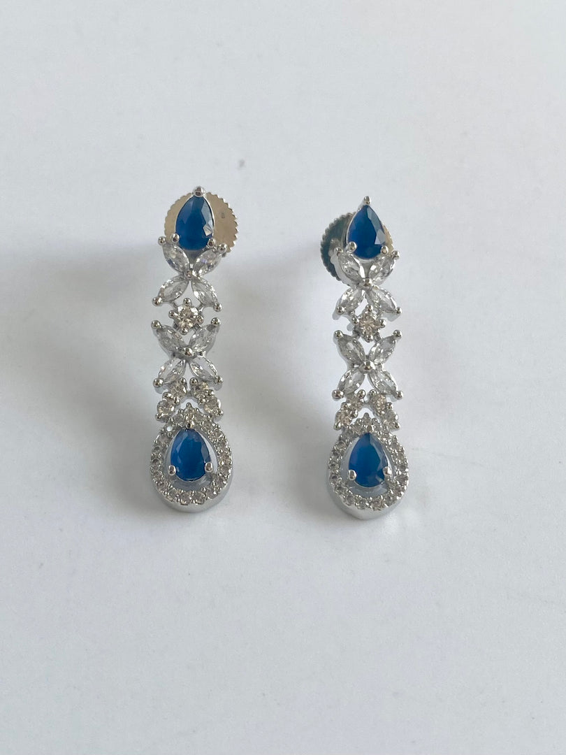 Casa Royal Blue Diamond Necklace Set