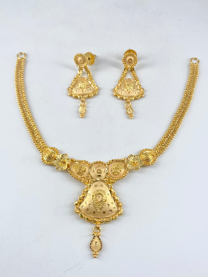 Darwasa Gold Replica Necklace Set