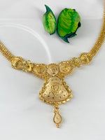 Load image into Gallery viewer, Darwasa Gold Replica Necklace Set
