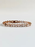 Load image into Gallery viewer, Dreamy Princess Rose Gold Diamond Bracelet
